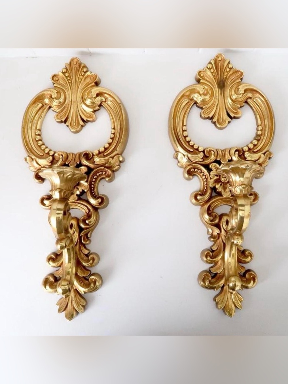 Vintage Ornate Wall Sconces